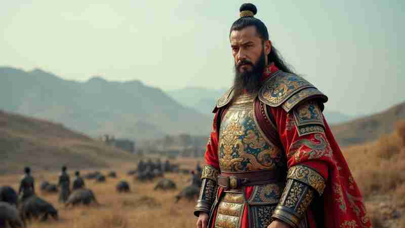 The Ming Dynasty's Unique Embroidered Armors: Military Splendor and Social Dynamics, Concept art for illustrative purpose, tags: armature ricamate di - Monok